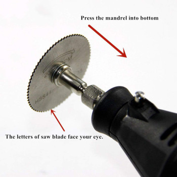 Jimmycloud Hss Cutting Disc Rotary Tool Accessories Wood Plastic Aluminum Mini Circular Saw Blade Compatible For Dremel -Set Of 6 Pieces