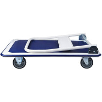 JJSFJH Tools Folding Rolling Flatbed Cart Hand Platform Truck Push Loading Trolley 60 * 90Cm Load Bearing About 300Kg