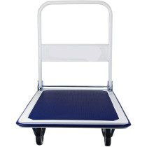 JJSFJH Tools Folding Rolling Flatbed Cart Hand Platform Truck Push Loading Trolley 60 * 90Cm Load Bearing About 300Kg