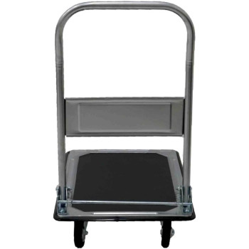 JJSFJH Trolley Portable Adjustable Large Chassis Hand Cart Extended Platform Platform Hand Sack Truck Trolley Transport Heavy Non-Slip Surface