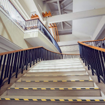 JoDyRiTht Caution Tape, 16 Feet Safety Tape Stairs Anti Slip Tape Caution Hazard Tape Pvc Adhesive High Traction Friction Strong Grip Hazard Warning Tape For Steps Treads Floors Walls, Yellow-Black
