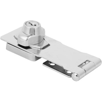 Junluck Keyed Hasp Lock, Hasp Lock, Safety Hasp, Stable For Home Household Family Furniture