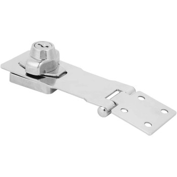 Junluck Keyed Hasp Lock, Hasp Lock, Safety Hasp, Stable For Home Household Family Furniture