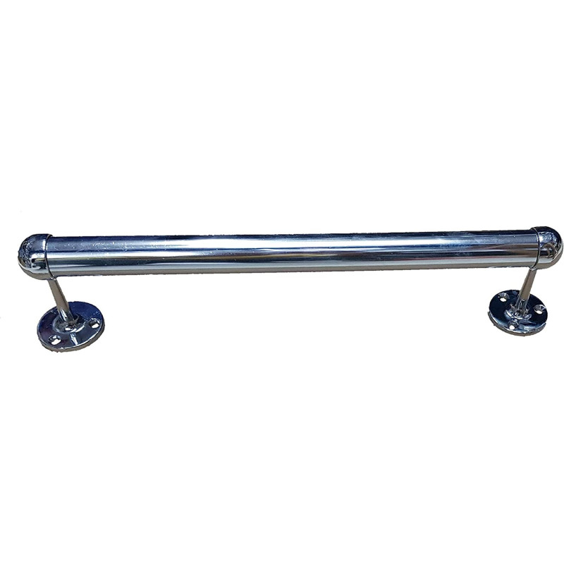 KBT Wall Mounted Kitchen Towel Holder Hanger Bar Chrome Plated. 90Cm,35 Detachable Brackets With Complete Fasteners For Fixing