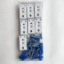KXLIFE Ceiling Mount Brackets For Flexible Curtain Track, Bendable Curtain Track Ceiling Mounting Hardware (14 Pcs)