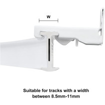 KXLIFE Wall Mount Brackets For Flexible Curtain Track, Bendable Curtain Track Wall Mounting Hardware