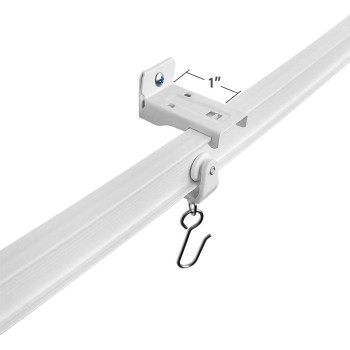 KXLIFE Wall Mount Brackets For Flexible Curtain Track, Bendable Curtain Track Wall Mounting Hardware