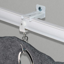 KXLIFE Wall Mount Brackets For Flexible Curtain Track, Bendable Curtain Track Wall Mounting Hardware