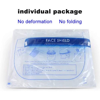 LFWATCH 5 Pcs Disposable Faceshield Transparent Dental Full Face Shield Head Mounted Splash Full Protector Forpollen,Smoke Dust,Droplet