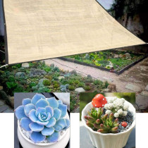 LIANGKIANG Lwlei Sunblock Shade Cloth Outdoor Parking Shed Swimming Pool Lwlei Sunscreen Dust-Proof Anti-Uv Tightly Woven Stretch Resistant, Beige, Customizable Beige