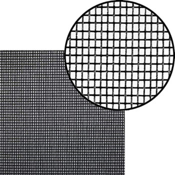 Loboo Idea Fiberglass Window Screen Mesh Replacement Roll Of Screen (1X10 Meters, Black)