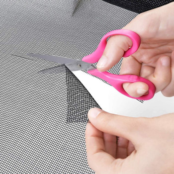 Loboo Idea Fiberglass Window Screen Mesh Replacement Roll Of Screen (1X10 Meters, Black)