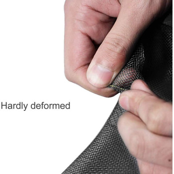 Loboo Idea Fiberglass Window Screen Mesh Replacement Roll Of Screen (1X10 Meters, Black)