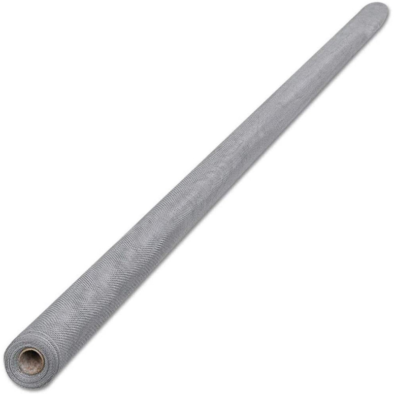 Loboo Idea Fiberglass Window Screen Mesh Replacement Roll Of Screen (1X10 Meters, Gray)