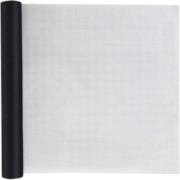 Loboo Idea Window Screen Mesh, Replaceable Fiberglass Curtain Mesh For Fiberglass Doors, Window Screen And Courtyard Wall (100X100Cm (39.37X39.37 Inches),Black)