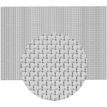 Loboo Idea Window Screen Mesh, Replaceable Fiberglass Curtain Mesh For Fiberglass Doors, Window Screen And Courtyard Wall (100X100Cm (39.37X39.37 Inches),White)