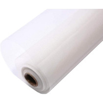 Loboo Idea Window Screen Mesh, Replaceable Fiberglass Curtain Mesh For Fiberglass Doors, Window Screen And Courtyard Wall (100X300Cm (39.37X118.11 Inches),White)