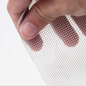 Loboo Idea Window Screen Mesh, Replaceable Fiberglass Curtain Mesh For Fiberglass Doors, Window Screen And Courtyard Wall (100X300Cm (39.37X118.11 Inches),White)