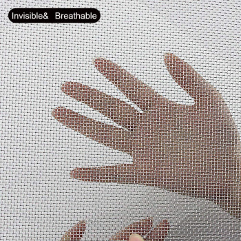 Loboo Idea Window Screen Mesh, Replaceable Fiberglass Curtain Mesh For Fiberglass Doors, Window Screen And Courtyard Wall (100X300Cm (39.37X118.11 Inches),White)