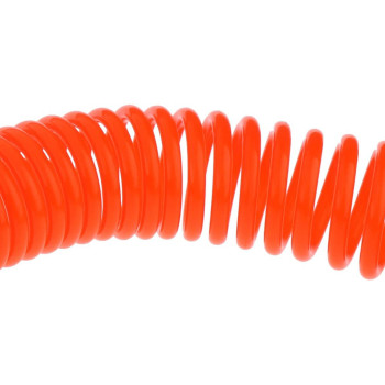 LOVIVER 9M Retractable Coil Air Hose Hose 8Mmx5Mm Pu With 1/4" Npt Fittings