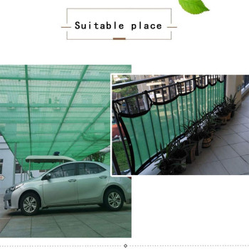 LWLEI Sun Shade Cloth 70-80% LWLEI Sunblock Green Greenhouse Shade Net Uv Block Shade Tarp With Reinforced Grommets,For Garden Plants Color : Green