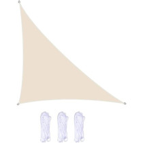 LZQpearl Triangle Lwlei Sun Shade Sail, Outdoor Swimming Pools Garden Patio, Waterproof 98% Anti-Uv Lwlei Sunscreen Awning Canopy, Various Sizes, Easy Clean Beige
