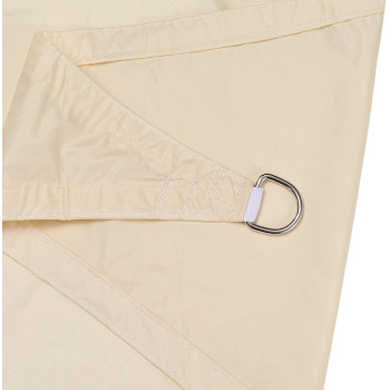 LZQpearl Triangle Lwlei Sun Shade Sail, Outdoor Swimming Pools Garden Patio, Waterproof 98% Anti-Uv Lwlei Sunscreen Awning Canopy, Various Sizes, Easy Clean Beige