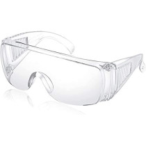 M&J Anti-Fog Safety Glasses Personal Protective Equipment, Ppe, Eyewear Protection, Clear, Ansi Z87+ Standards, High Impact, Vented Sides, For Construction, Laboratory, Chemistry Class