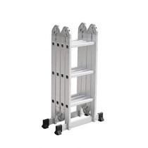 HARDWAREUAE Multipurpose Ladder 4M Silver