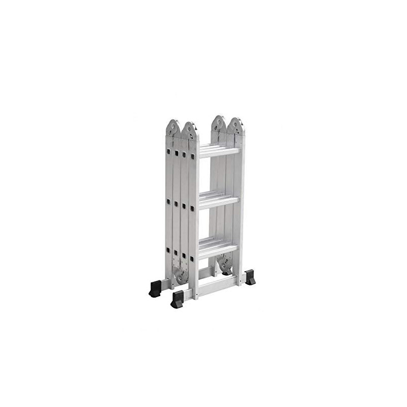 HARDWAREUAE Multipurpose Ladder 4M Silver