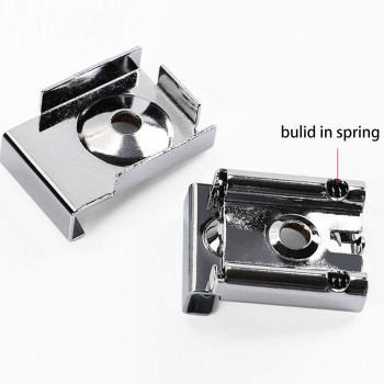 Ma Fra Outgeek Mirror Clip Multiuse Square Wall Mounted Mirror Holder Mirror Bracket Glass Clip