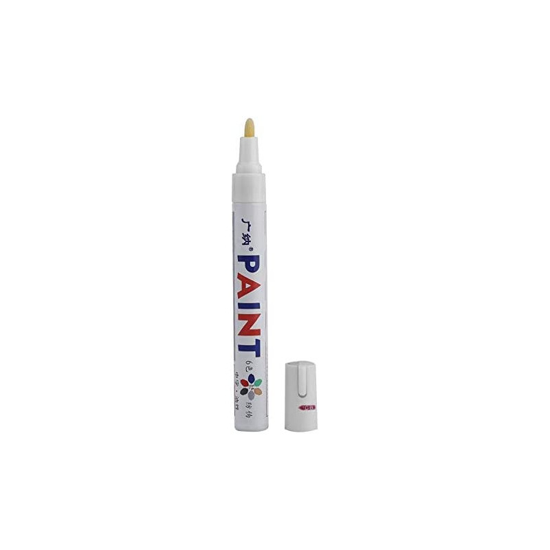 MagicalworldAE Waterproof Popular Car Motorcycle Motor Cycle Tyre Tire Tread Marker Paint Pen Car Vehicle Styling Tyre Marker-White