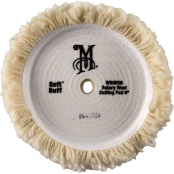 Meguiar'S Soft Buff Rotary Wool Pad, 8-Inch, Wrwc8, H1.614 X W9 X D9 Inches