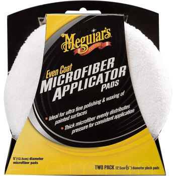 Meguiar'S Microfiber Pads Applicator 13 Cm 2 Pieces White