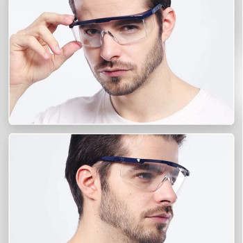 Mixfeer Safety Protective Goggles Splash Proof Frame Adjustable Multifunctional Protecting Glasses Prevent Droplets With Clear Vision