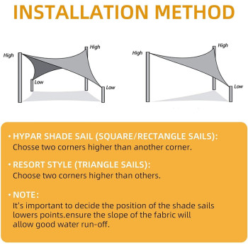 Mofish Anti-Uv Lwlei Sun Shade Sail Premium LZQpearl Rectangle Canopy Awning Large Size Outdoor Patio Carport Suitable For Terraces Swimming Pools Balconies Carports Seaside Vacations, Khaki (5M X 7M)