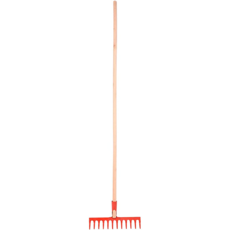 Moonlight 10201 Steel Garden Rake With 12 Teeth- Orange
