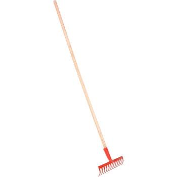Moonlight 10201 Steel Garden Rake With 12 Teeth- Orange