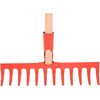 Moonlight 10201 Steel Garden Rake With 12 Teeth- Orange