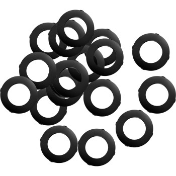 Mudder 20 Pack Shower Head Washers Rubber Washers Seals, Self Locking Tabs Keep Washer Firmly Set Inside Fittings For 1/2 Inch Shower Hose Heads