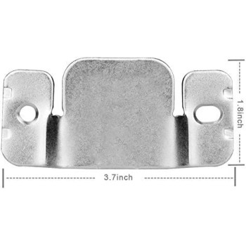 Mudder Universal Sectional Sofa Interlocking Sofa Connector Bracket With Screws, 4 Pieces