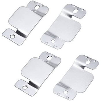Mudder Universal Sectional Sofa Interlocking Sofa Connector Bracket With Screws, 4 Pieces