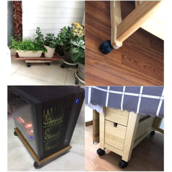 MWPO Furniture Caster,Office Chair Wheel,Swivel Castor Wheel,Diameter 50Mm(2In),Set Of Four,Protect Your Ccarpet/Hardwood