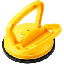 ND Dent Puller, Car Dent Puller, Suction Cup Dent Puller, Powerful Glass Handle Lifter, Suction Cup Lifter For Car Dent Pulling Up, Tiles, Mirror, Granite Lifting And Objects Moving (Yellow)
