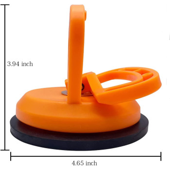 ND Dent Puller, Car Dent Puller, Suction Cup Dent Puller, Powerful Glass Handle Lifter, Suction Cup Lifter For Car Dent Pulling Up, Tiles, Mirror, Granite Lifting And Objects Moving (Yellow)