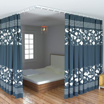 NeatiEase Ceiling Curtain Track, Curved Curtain Rail, Flexible Curved Ceiling Track For Curtains, Room Divider, Rv Curtain, Shower Curtain, Hospital Curtain Track System