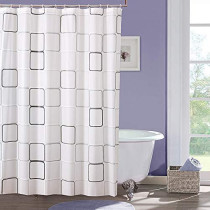Neostyle Shower Curtain Plastic Hooks For Bathroom Shower Rods Curtains Liners 12Pcs (White)