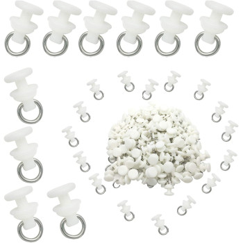 NGe Window Pull Bathroom Curtain Track Pulley, Curtain Track Pulley, Applied To Room Curtains, Bathroom Curtains, Blinds Curtain Plastic Track Pulley(N-B,100Pcs)