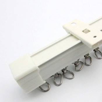 NGe Window Pull Bathroom Curtain Track Pulley, Curtain Track Pulley, Applied To Room Curtains, Bathroom Curtains, Blinds Curtain Plastic Track Pulley(N-B,100Pcs)