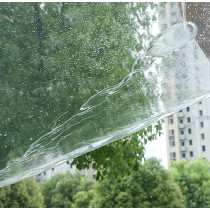 NIANXINN Heavy Duty Waterproof Pvc Transparent Tarpaulin Poly Clear Vinyl Tarp Cover,0.3Mm/360G/M2 Thickening Plastic Sheeting Carport Balcony Rain Curtain Lwlei Sun Protection Tarpaulin